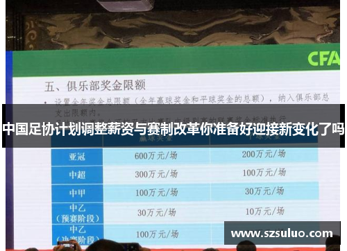 中国足协计划调整薪资与赛制改革你准备好迎接新变化了吗